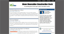 Desktop Screenshot of homerenovationconstructioncosts.com